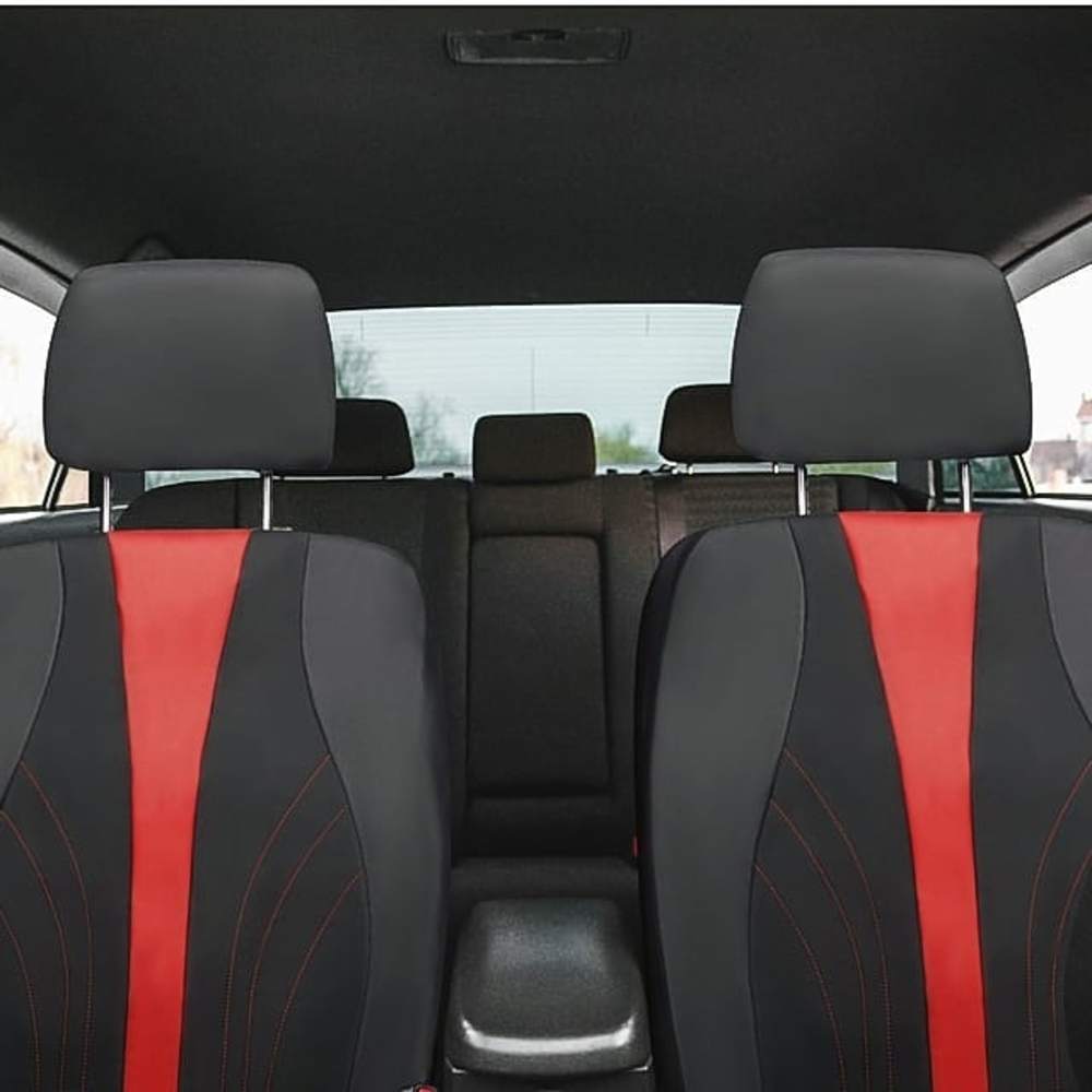 Car Seat Covers - Black and Red